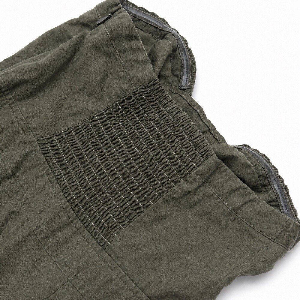 Express Women’s Strapless Lace-Up Cargo Jumpsuit Olive Size 0 NWT - Picture 6 of 7